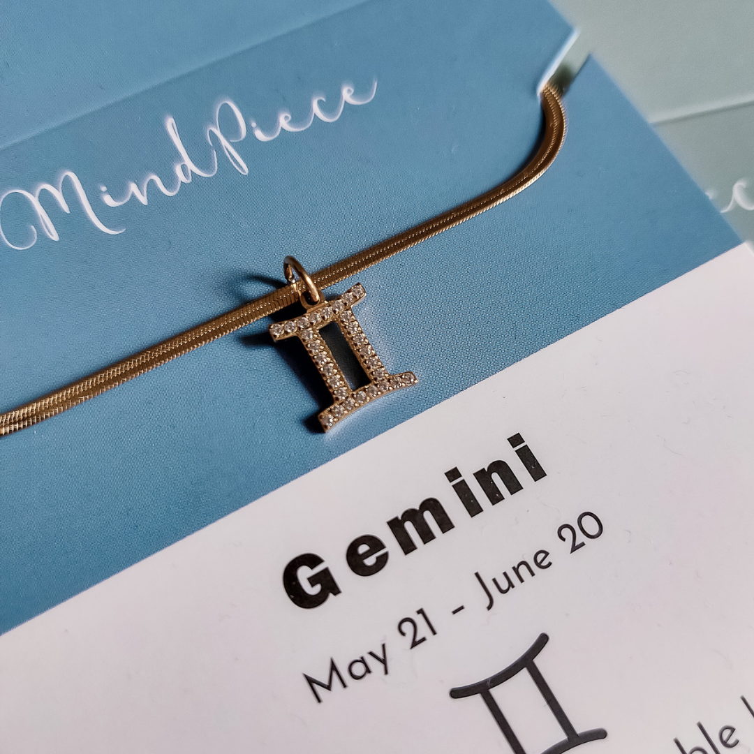 Necklace zodiac sign (12 signs)