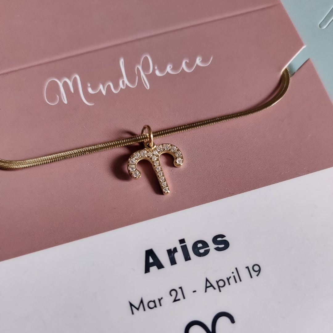 Necklace zodiac sign (12 signs)