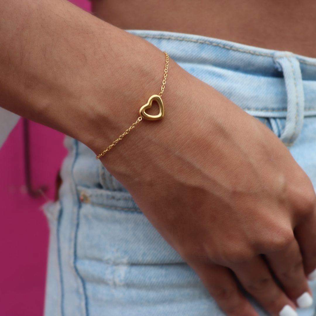 Bracelet open heart