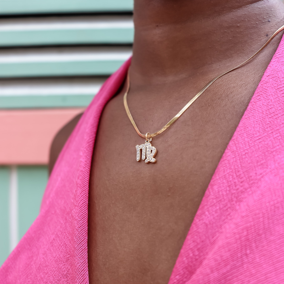 Necklace zodiac sign (12 signs)