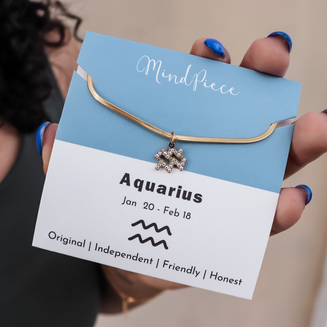 Necklace zodiac sign (12 signs)