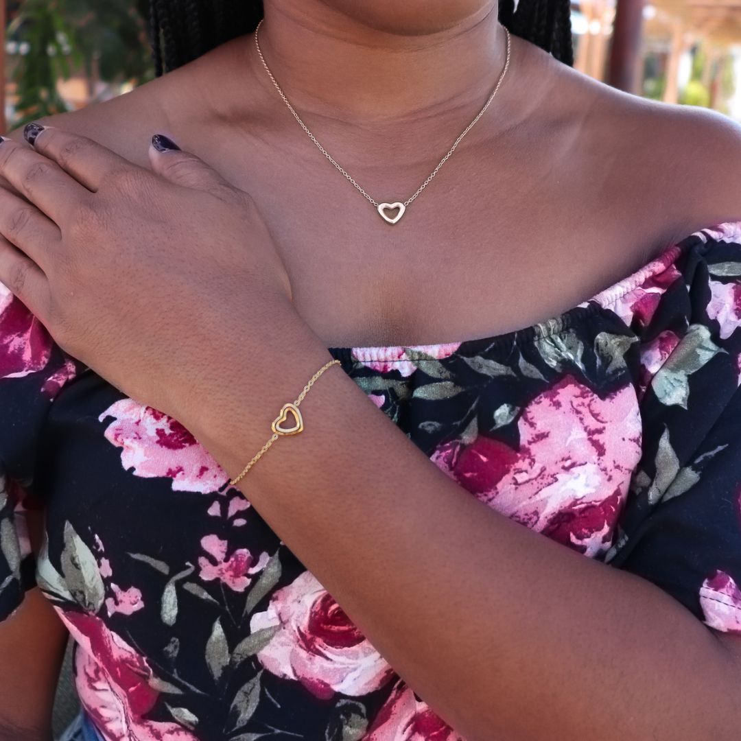 Bracelet open heart